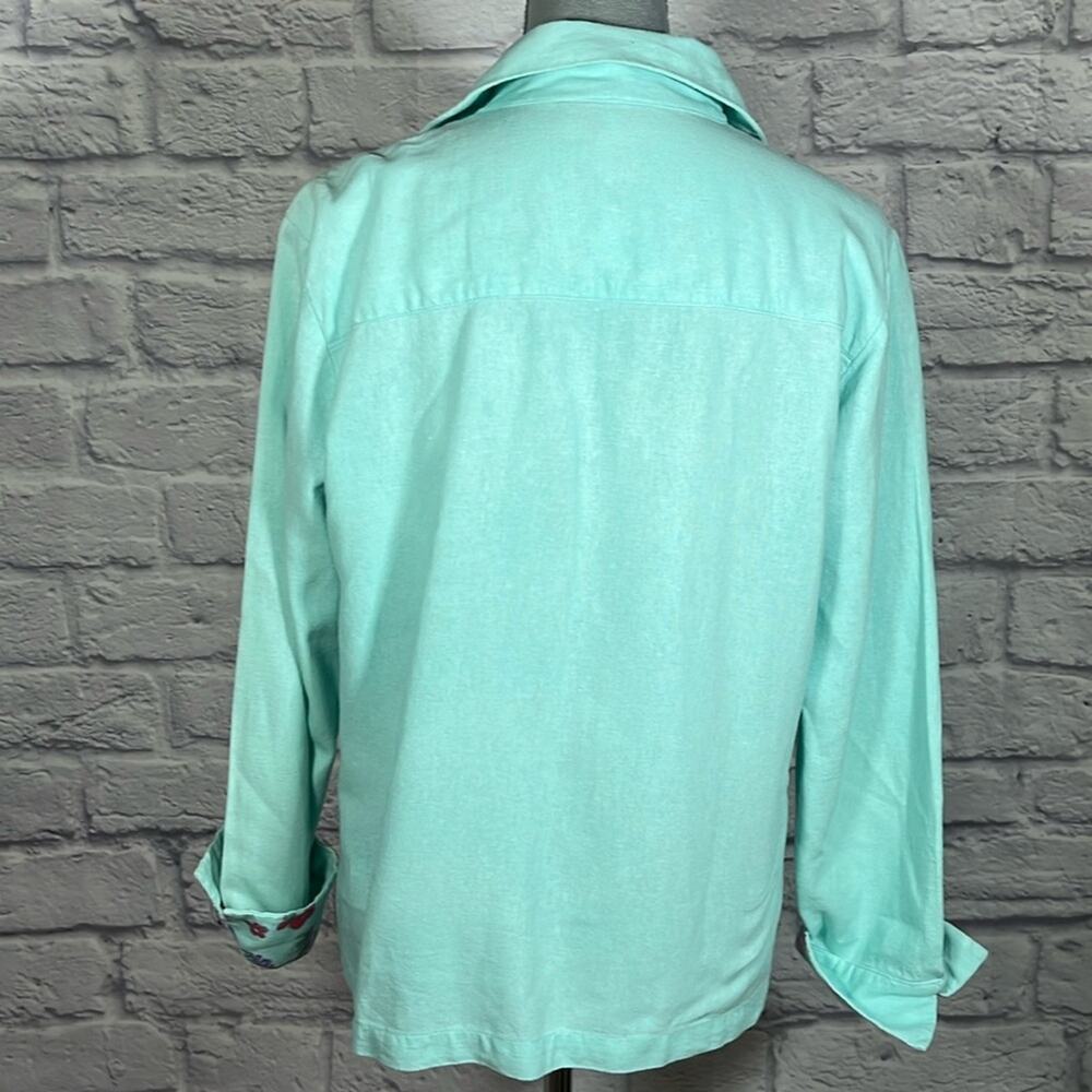 Birch Hill Coastal/Beachy Linen Blend Jacket - Picture 5 of 10